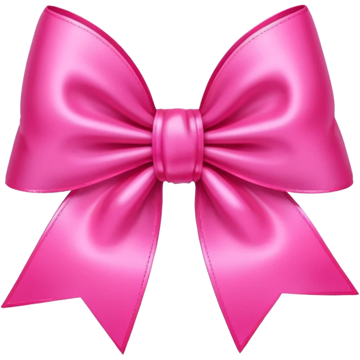 create an emoji for bow in neon pink color emoji