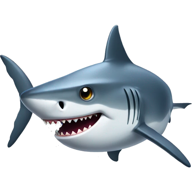 shark with monocle emoji