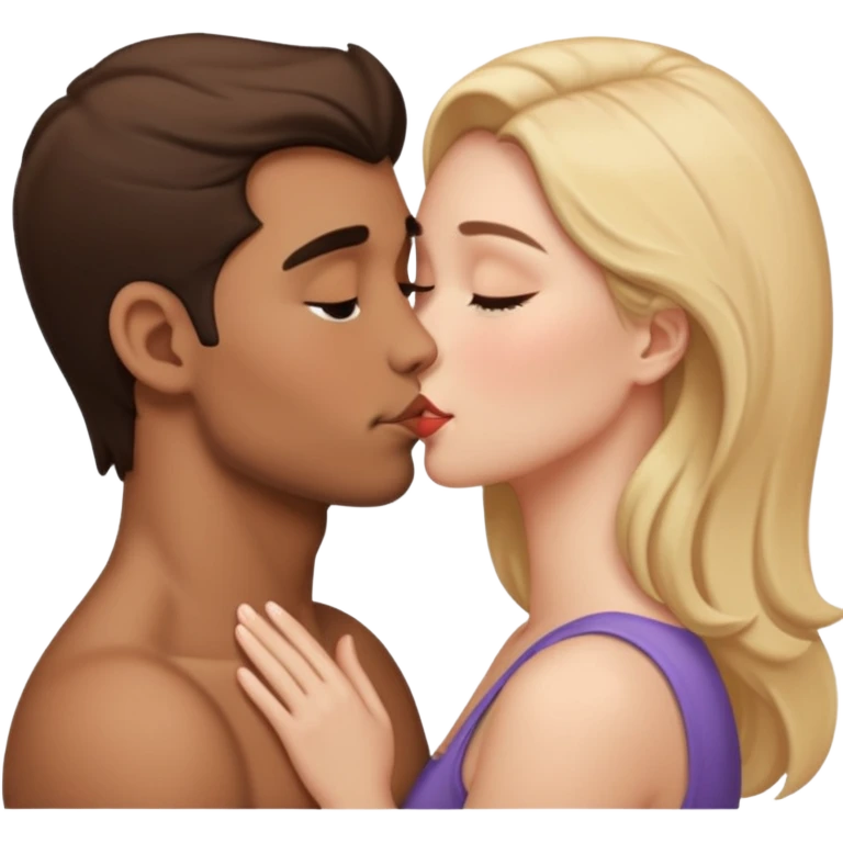 Un mossieur et une dame qui baise emoji