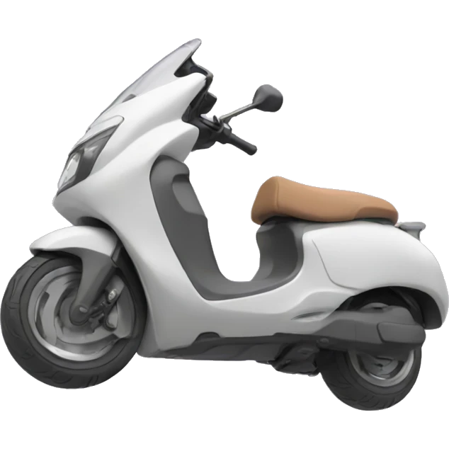 Female robot falling off scooter emoji