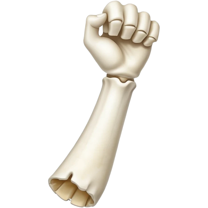 singular arm bone emoji