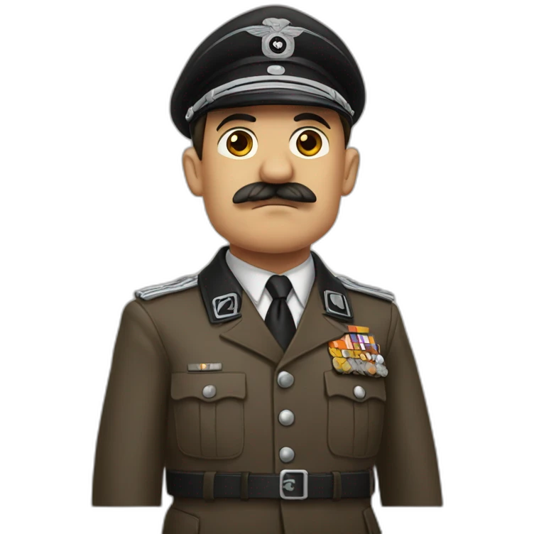 Hitler 🤨 emoji