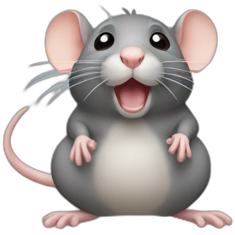 rat farting emoji
