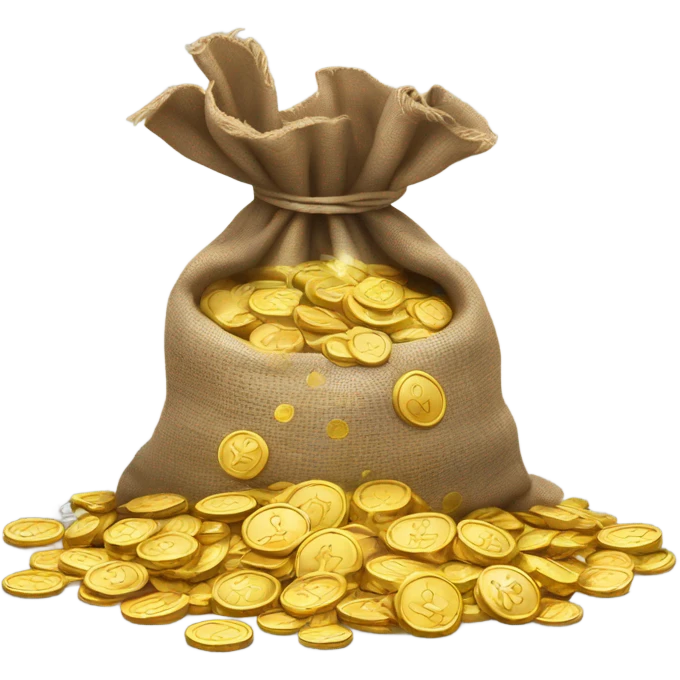 sack of coins emoji