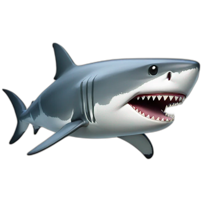 great white shark emoji