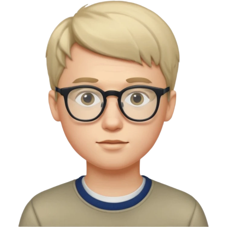 White Boy Collage Student emoji
