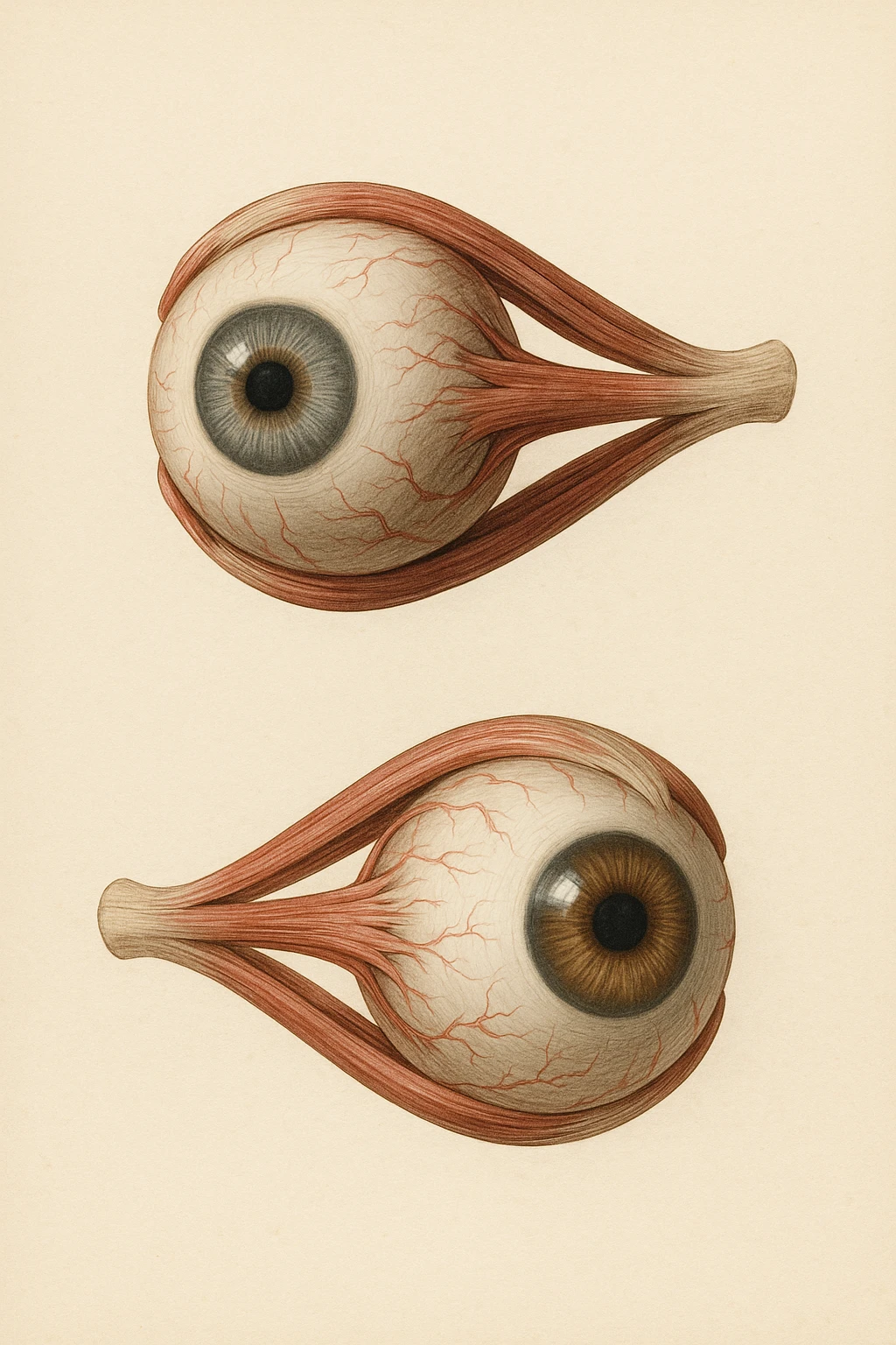 occhi anatomici su sfondo isolato emoji