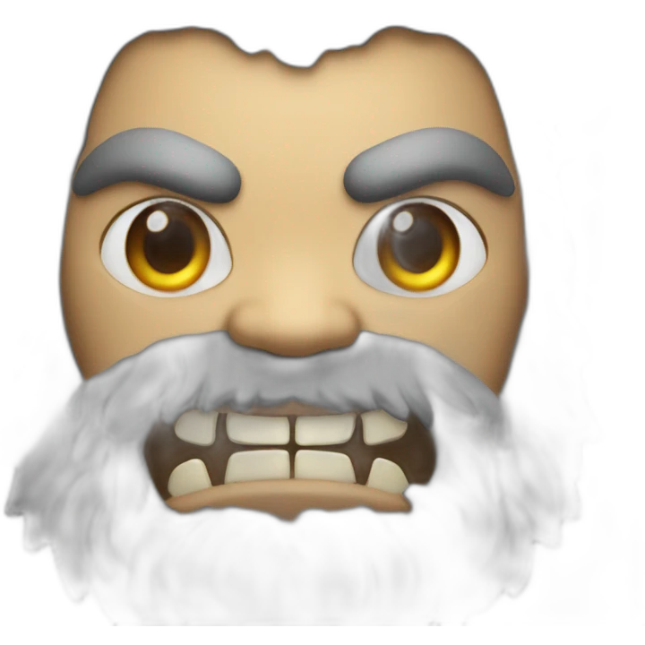 hairy oni smile emoji