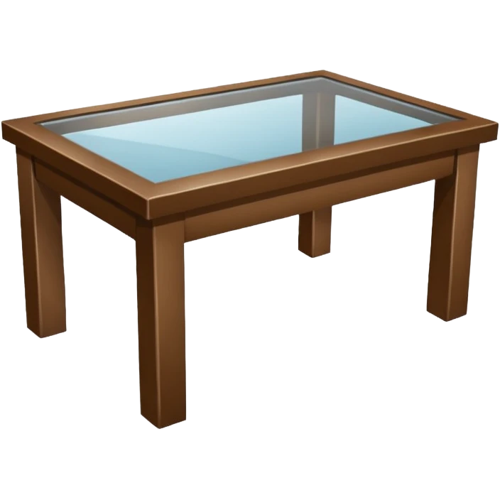 table with glass emoji