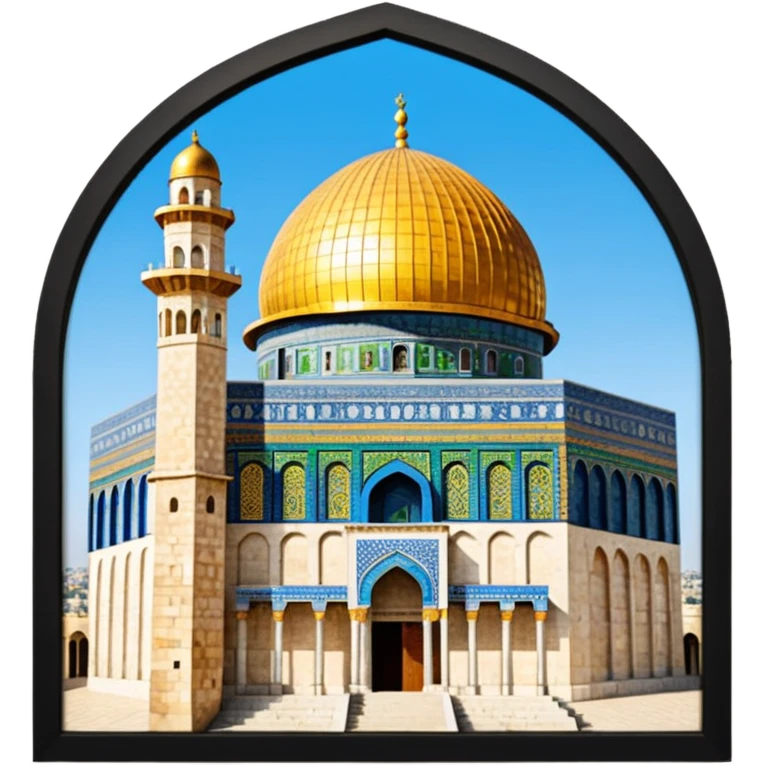 Dome of the rock, Palestine emoji