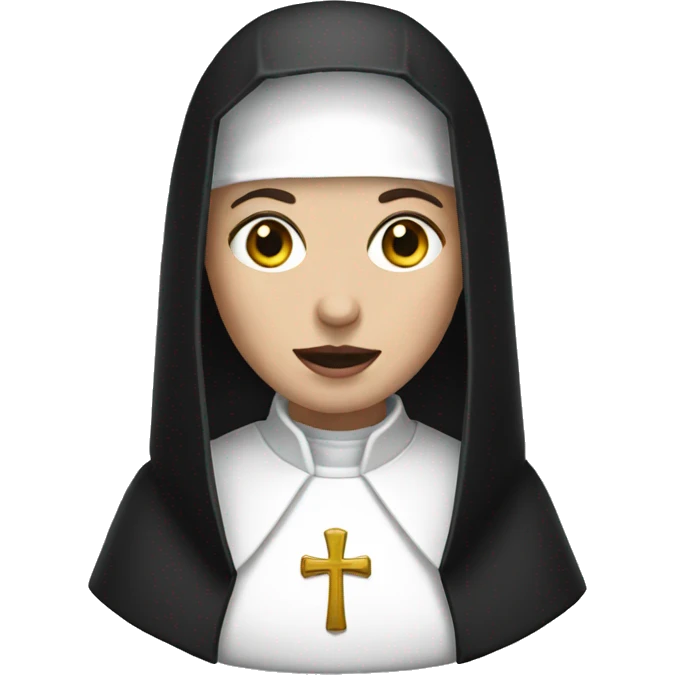 The nun emoji