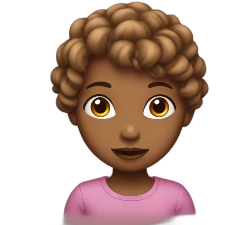 Ours sur fille emoji