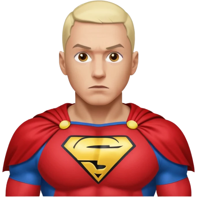Eminem as a superhero emoji