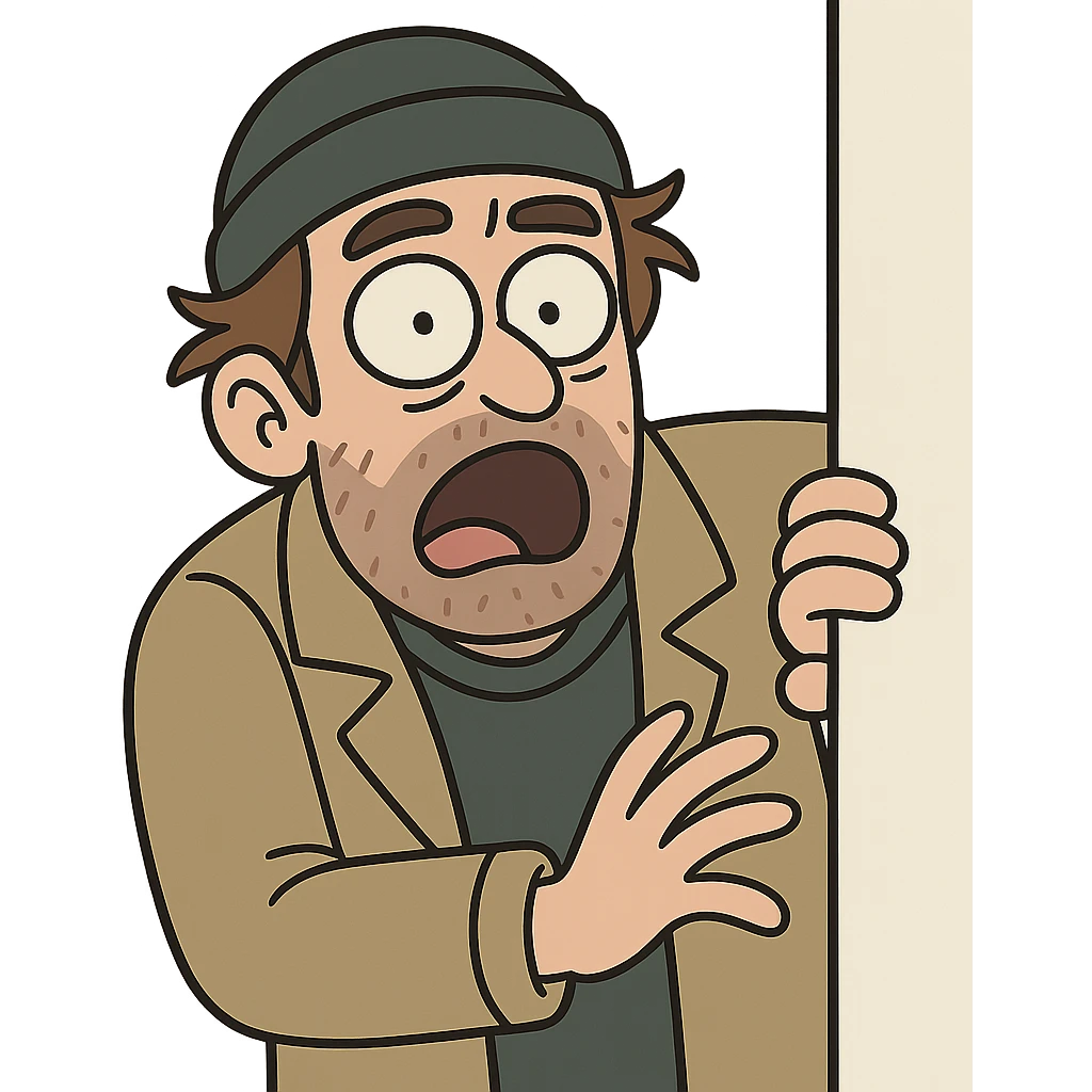 surprised stalker emoji