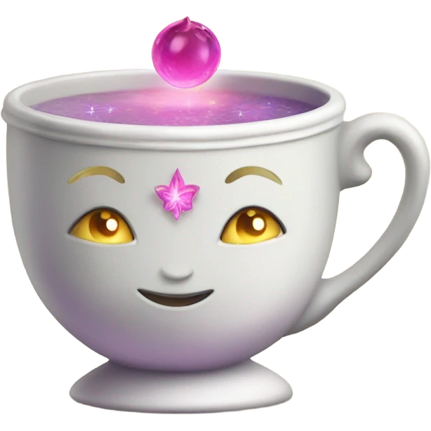 Fairy magic tea cup emoji