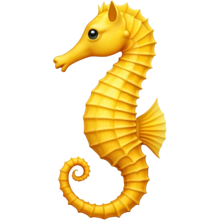 Yellow Seahorse  emoji
