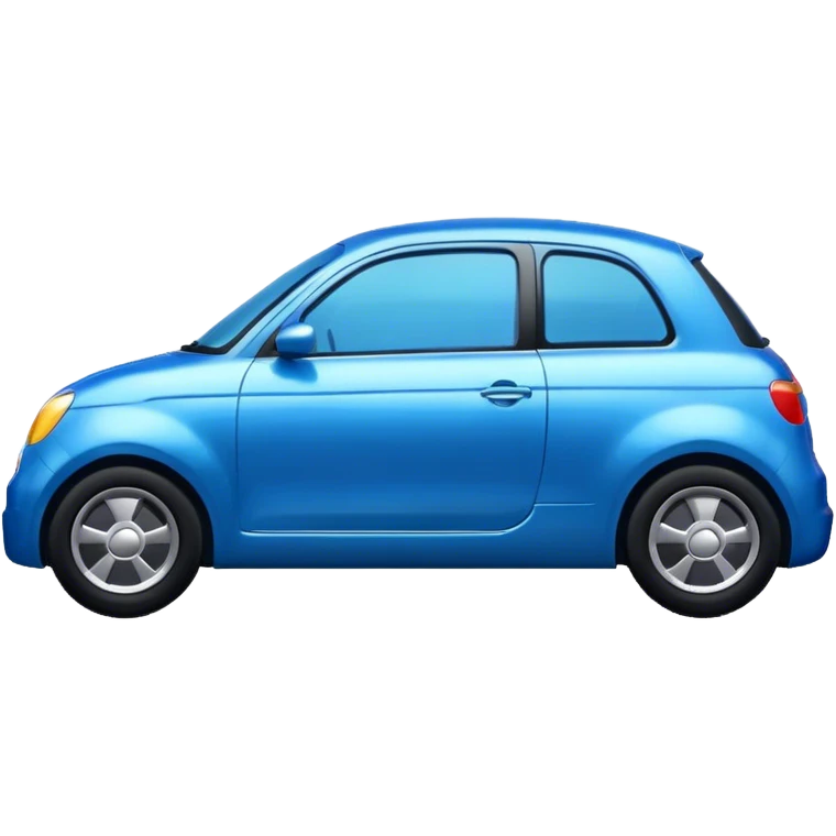 a blue car emoji