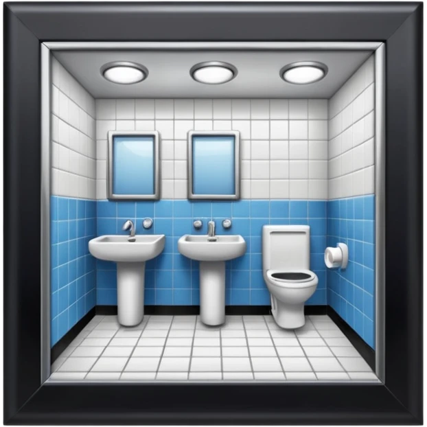 public restroom emoji