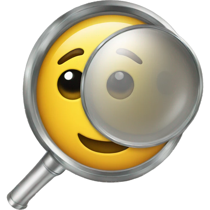 magnifying glass  emoji