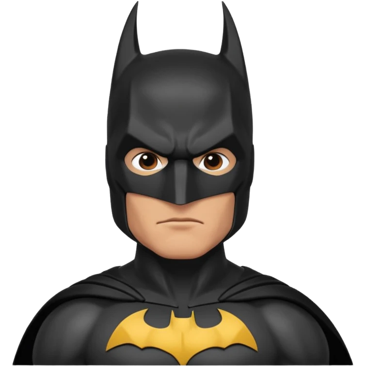 batman in costume emoji