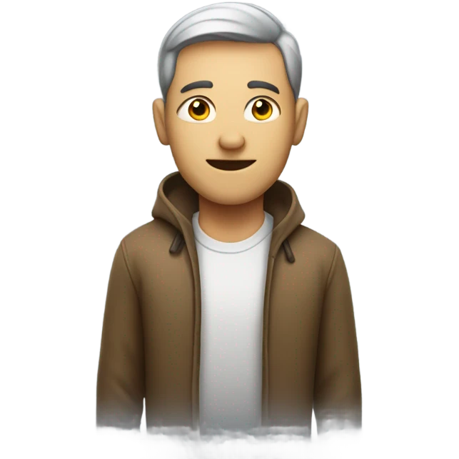 male portrait indoors looking at viewer emoji