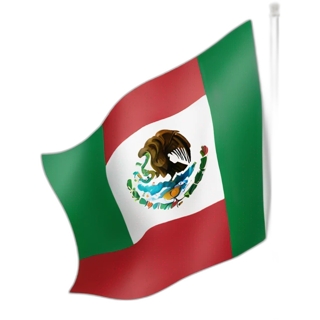 elegant mexican flag emoji