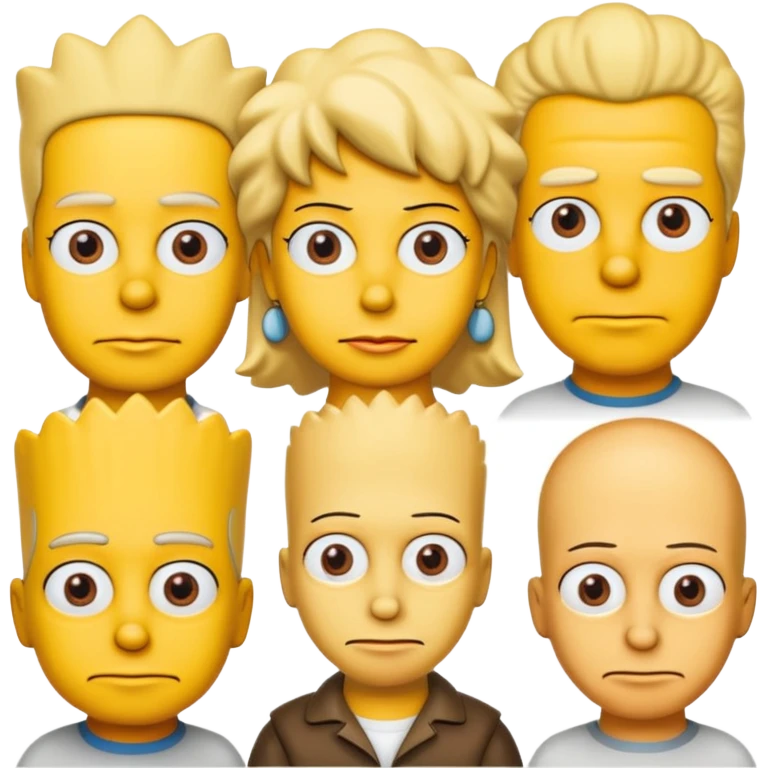 the simpsons, Different character. emoji
