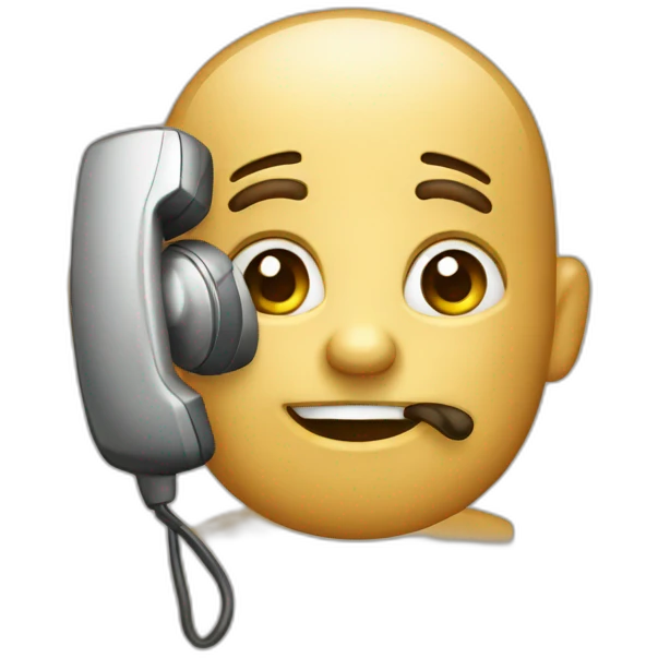 Talking the phone emoji