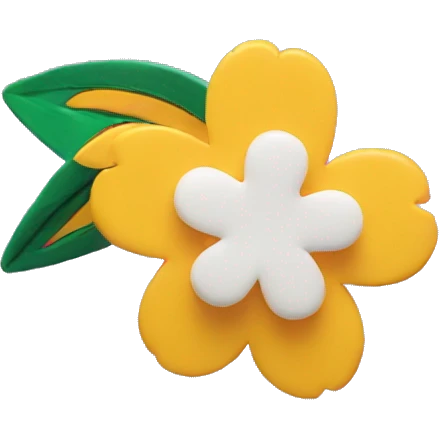 Flower hairclip emoji