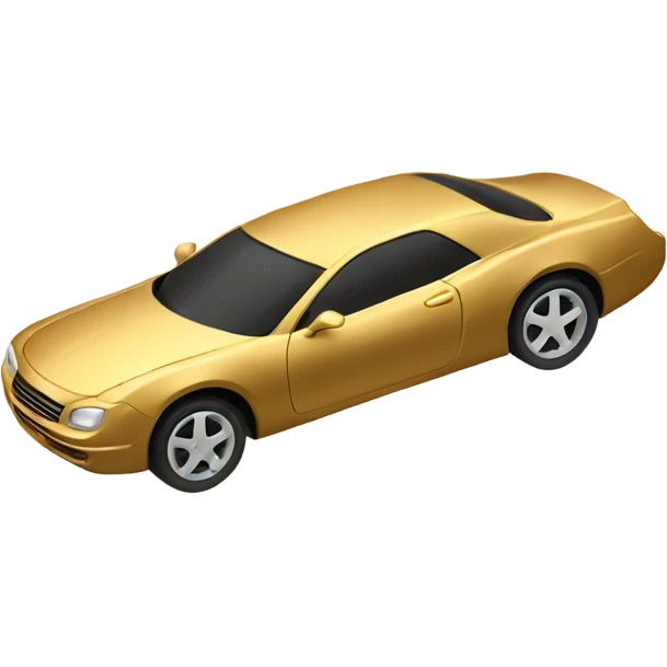 Golden car  emoji