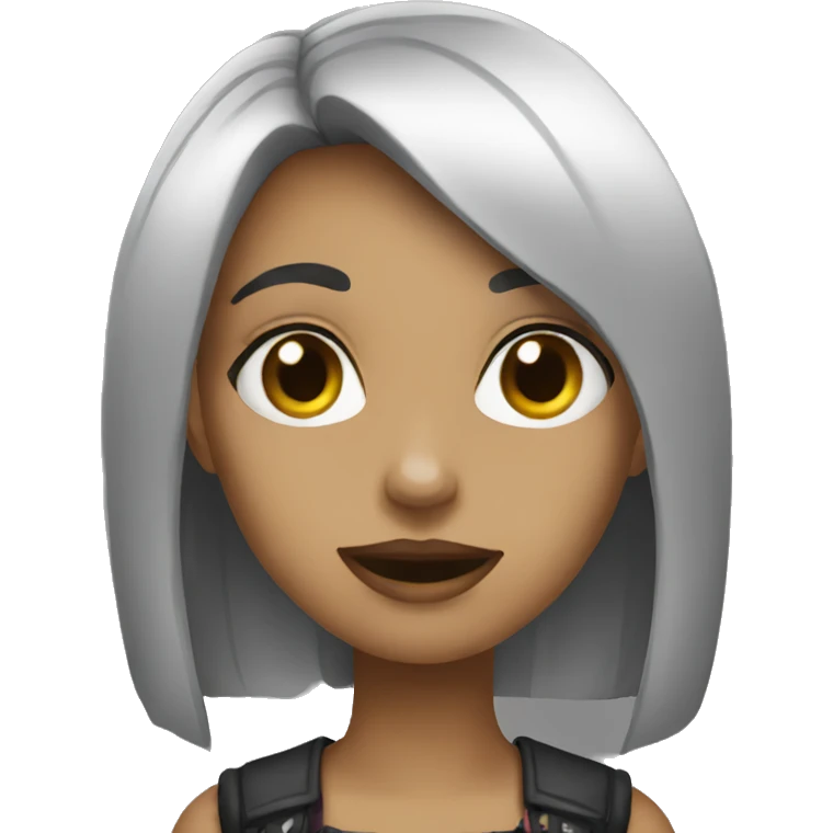 Girl gotic emoji