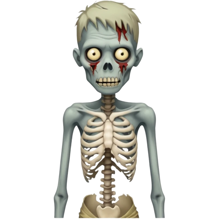 skinny zombie emoji