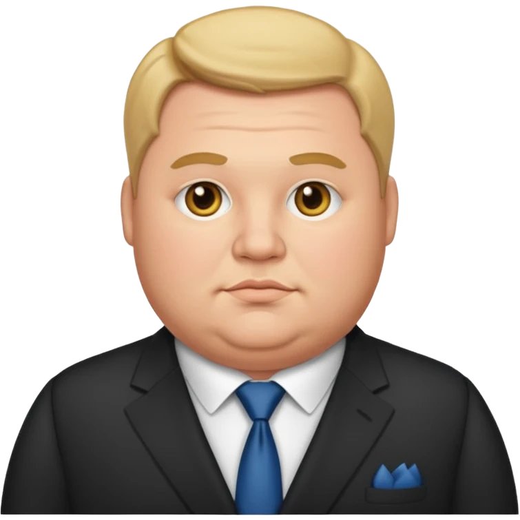fat handsome rich man emoji