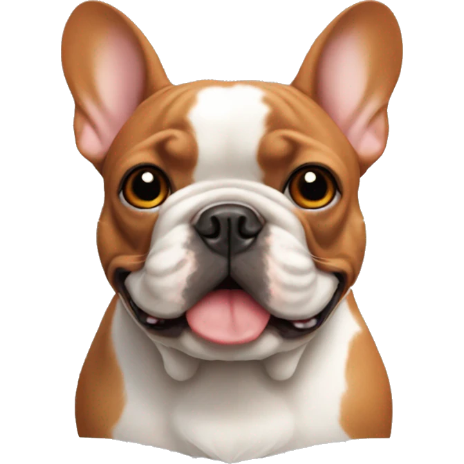 whole red french bulldog emoji