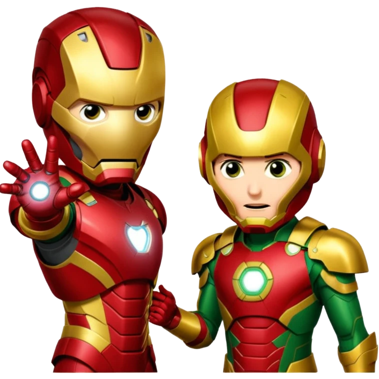 Iron man pinching loki emoji