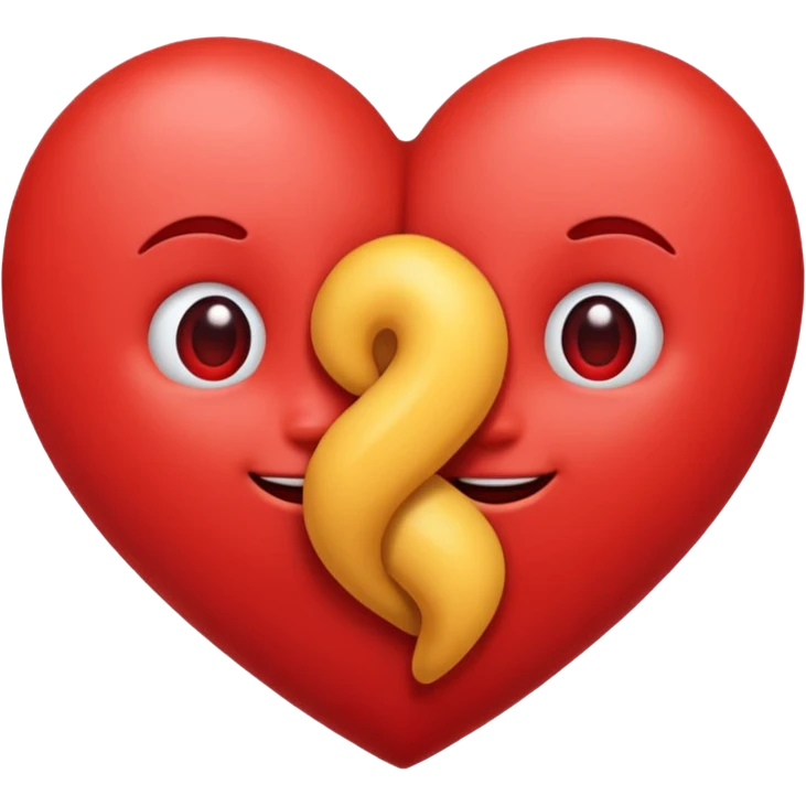 A heart giving a hug emoji