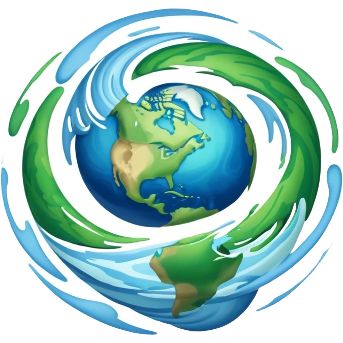 The earth emoji