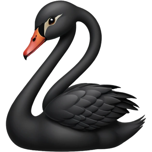emoji blach swan copier emoji