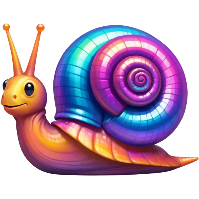 Disco snail emoji