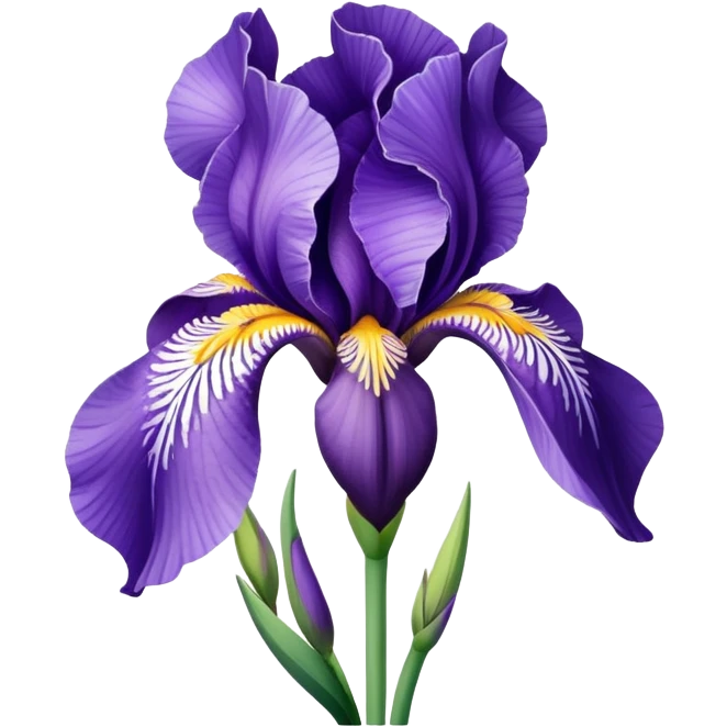 iris flower emoji