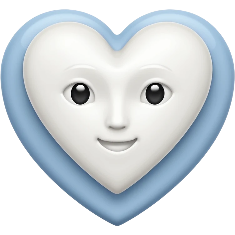 Coeur blanc emoji