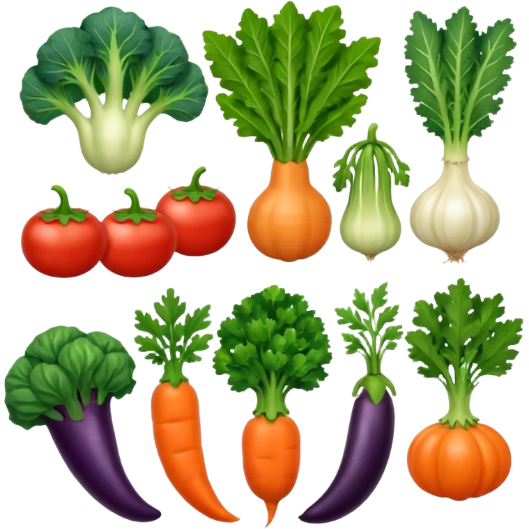 Veg name english  emoji