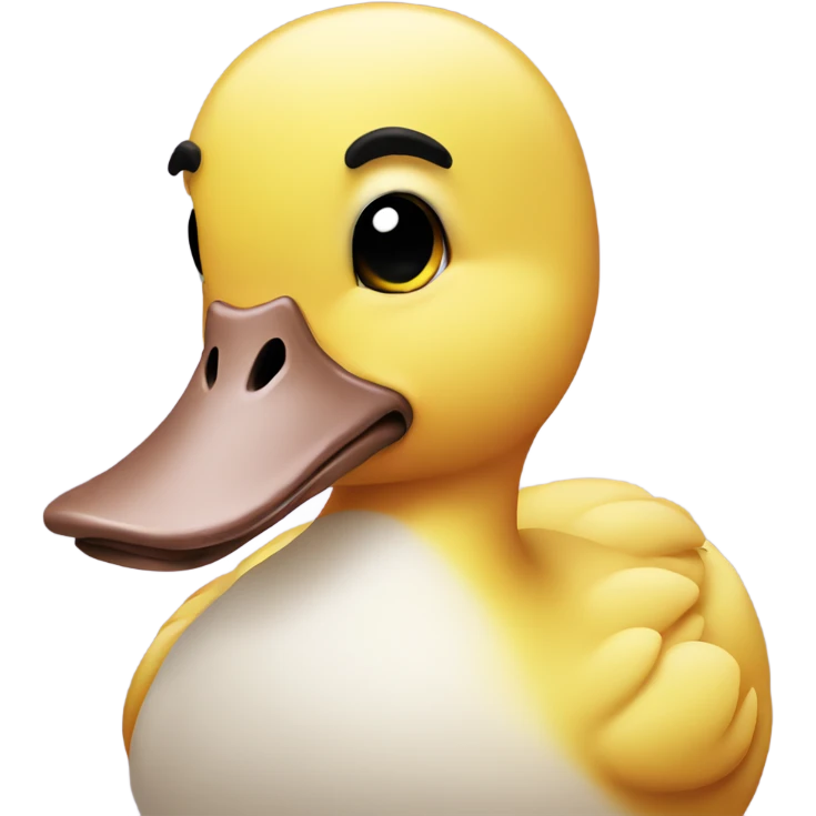 Sad duck emoji
