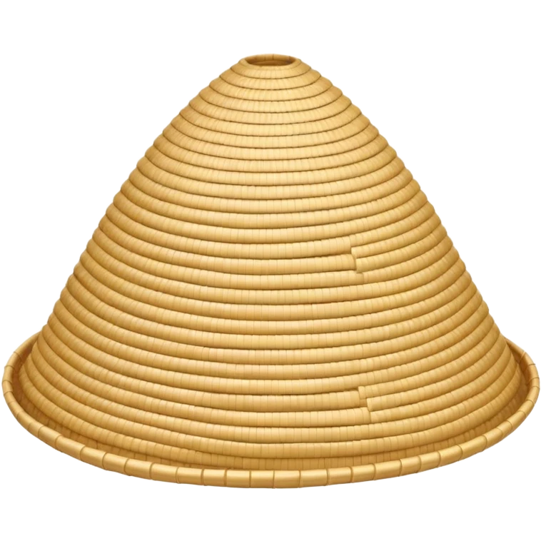 simple iconic rice hat emoji