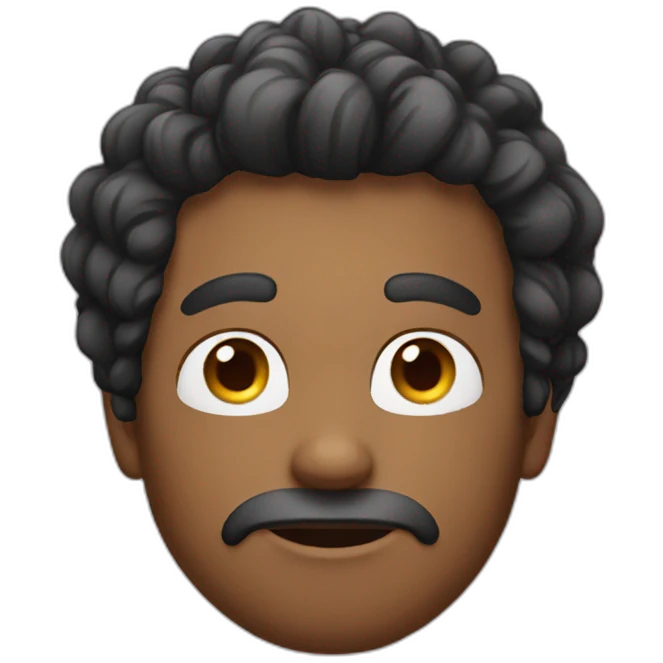cabelo homem emoji