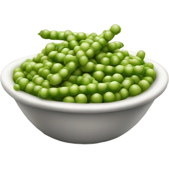Bucatini with some peas emoji