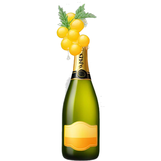 a mimosa champagne  emoji