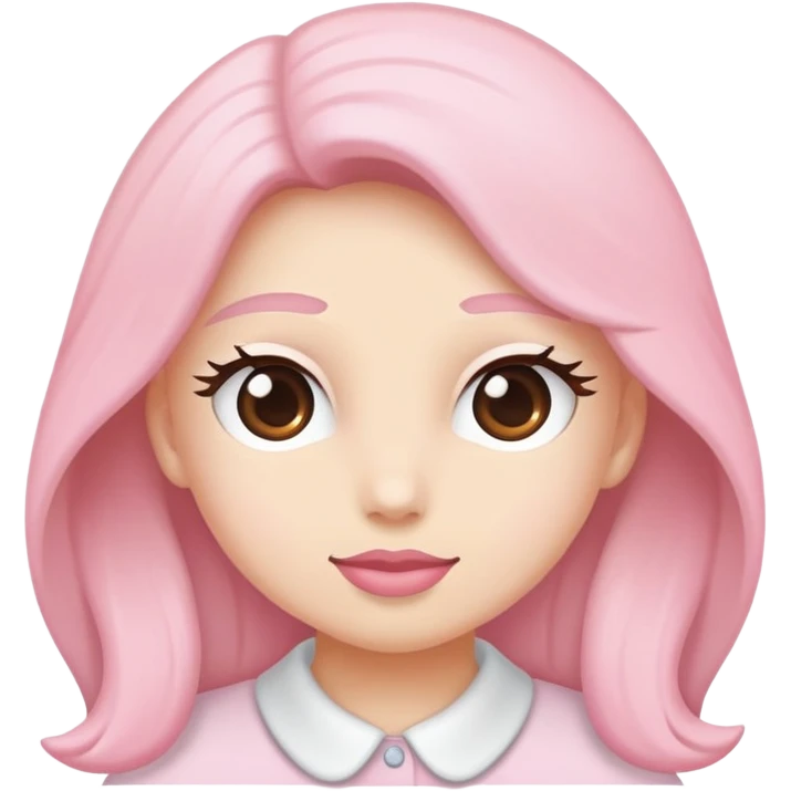 Pembe ve beyaz kalp karışımı emoji