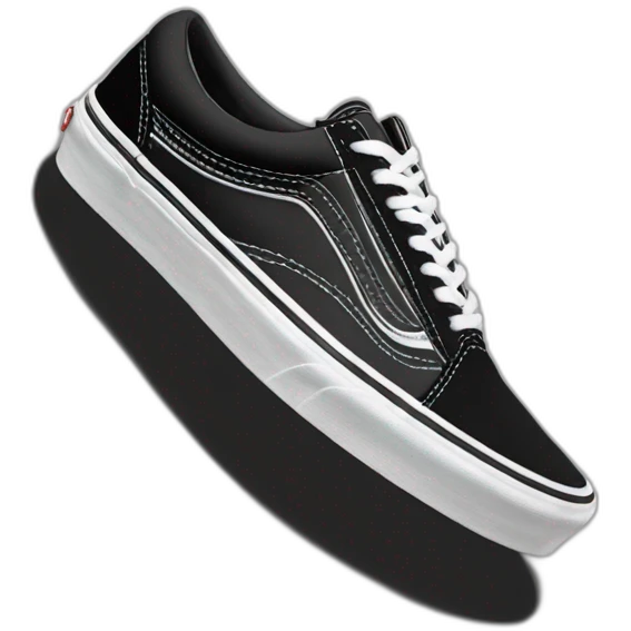 vans black old skool emoji