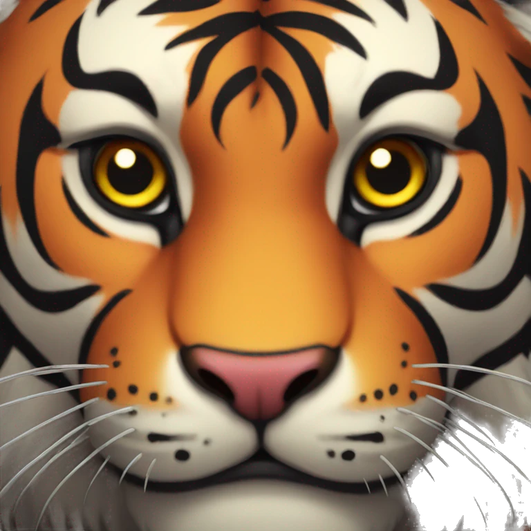 Evil tiger emoji